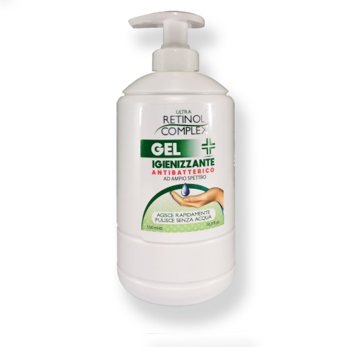 Gel Igienizzante Mani Retinol Complex Antibatterico 1838 500ml Gel Igienizzante Mani Retinol Complex Antibatterico 1838 500ml